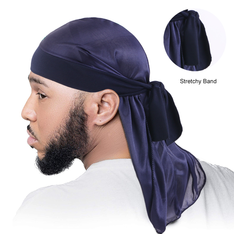 Bandana Doo Rag - Mannen Zijdeachtige Durags Bandana Tulband Hoed
