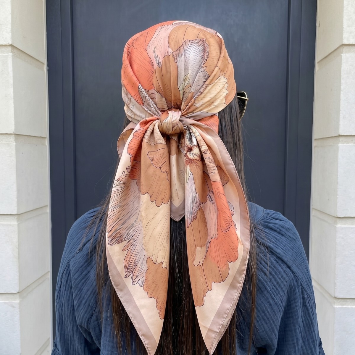 Pashmina Wrap Large - Vrouwen Zijden Vierkante Sjaal Dame Bandana