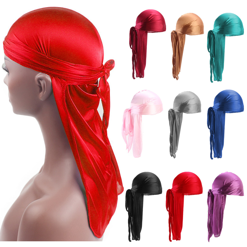 Bandana Doo Rag - Unisex Volwassen Satijn Lange Staart Doo