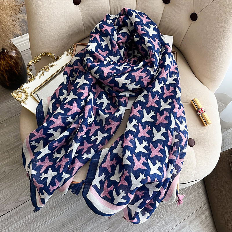 Pashmina Wrap Large - Luxe Merk Sjaal Katoenen Sjaal Dame