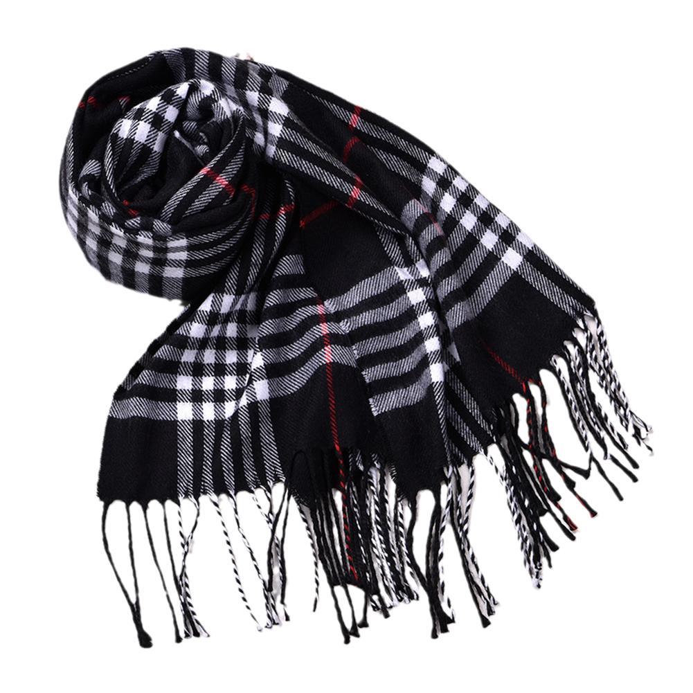 Muffler Men Wool - Britse stijl wintersjaals Faux kasjmier paar
