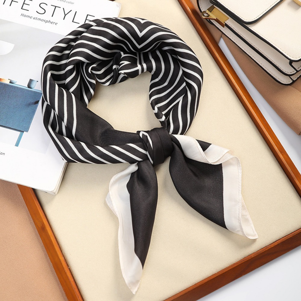 Scarf Silk Square - Mode vierkante zijden sjaal dubbele zijden