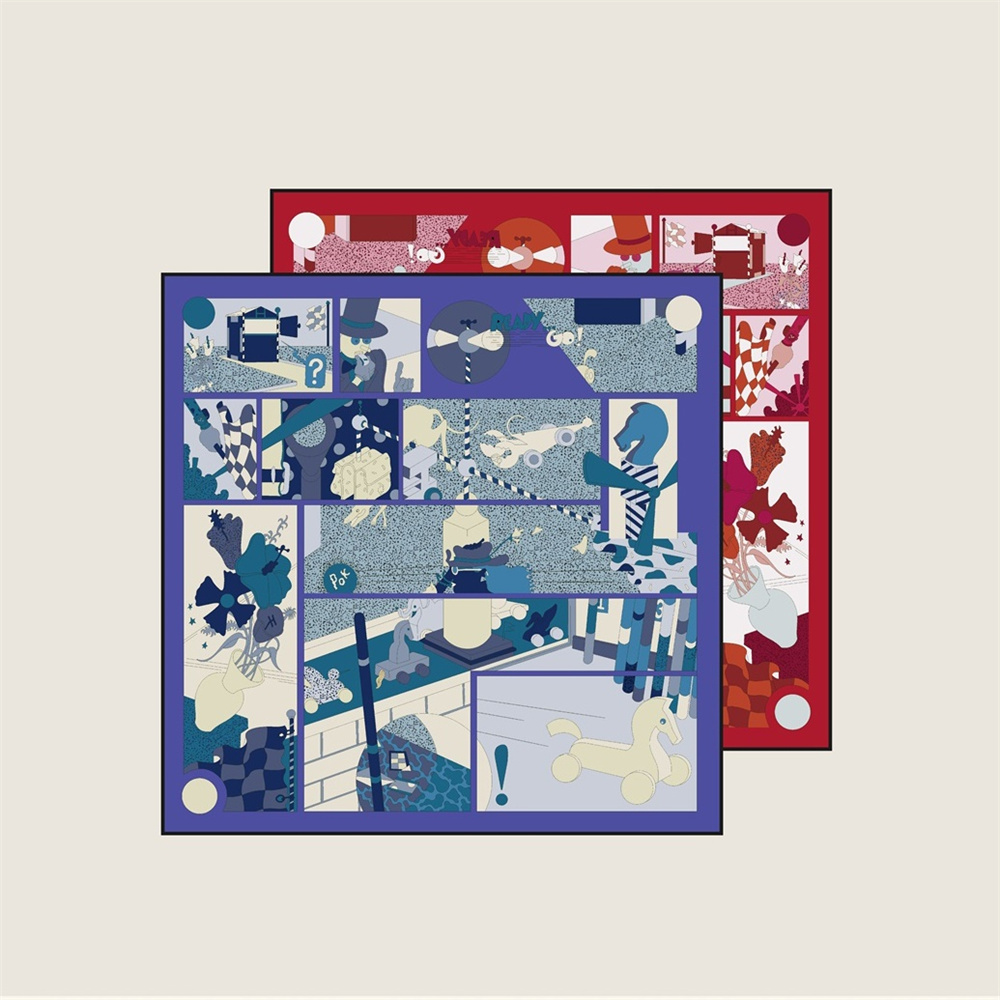 Scarf Silk Square - 2025 Nieuwe Luxe Handgerolde Twill Zijden