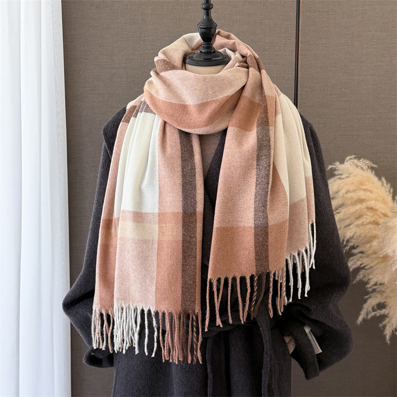 Pashmina Wrap Large - Dames Imitatie Kasjmier Sjaal 190*68CM Kwast