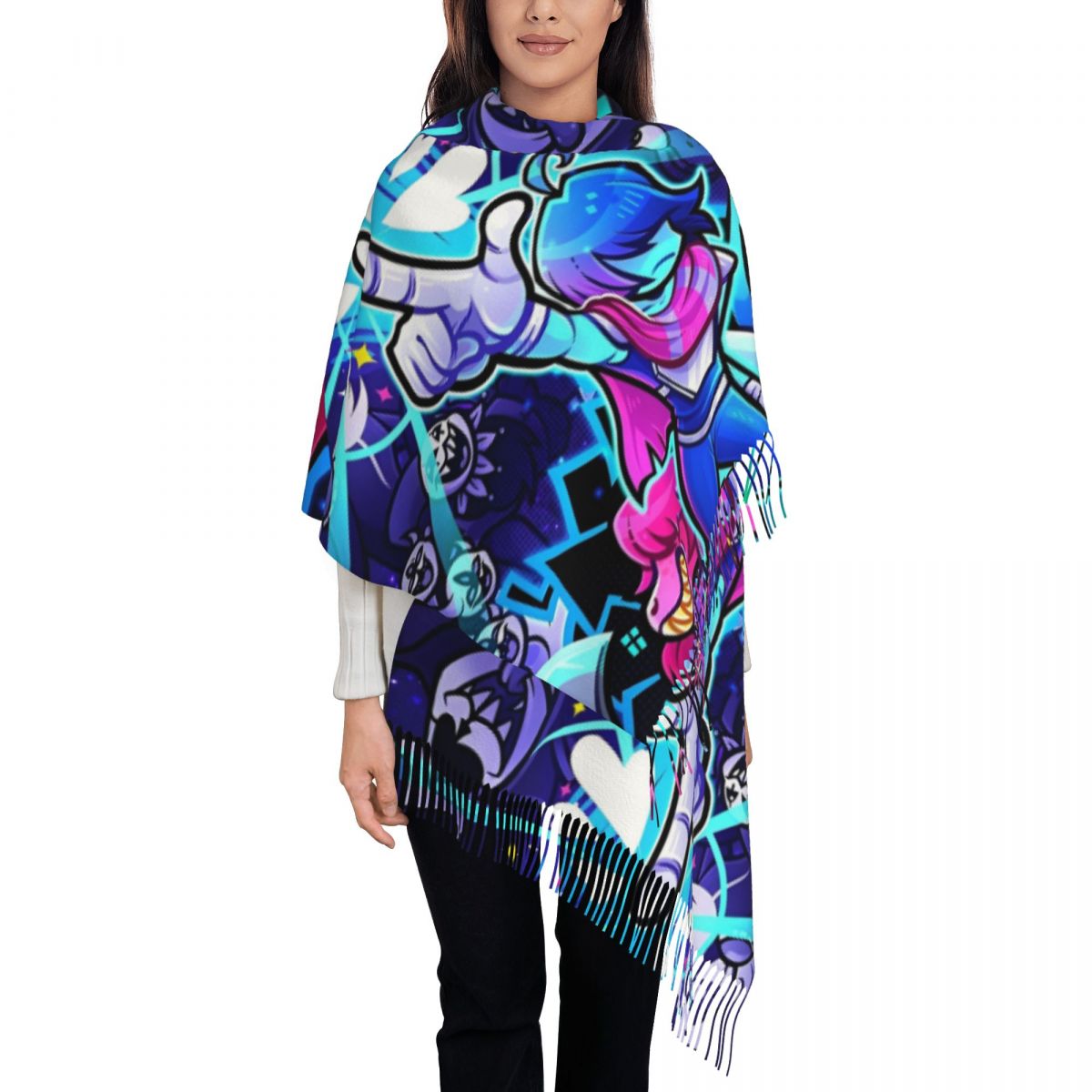 Deltarunes Sjaal Wraps Dames W - Pashmina Wrap Large recensie en prijs