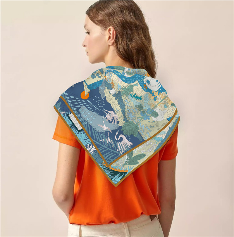 Zijden Sjaal Vrouwen Regenwoud - Scarf Silk Square recensie en prijs