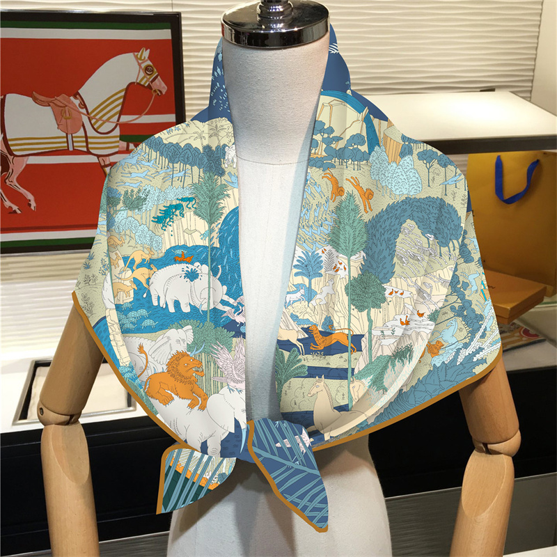 Zijden Sjaal Vrouwen Regenwoud - Scarf Silk Square recensie en prijs
