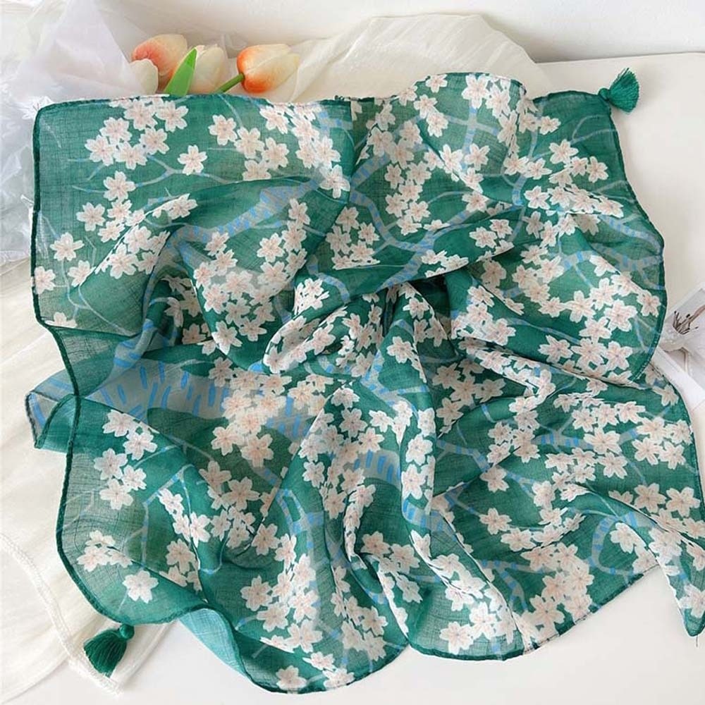 Nekwikkel van katoen-linnen, v - Bandana Cotton recensie en prijs