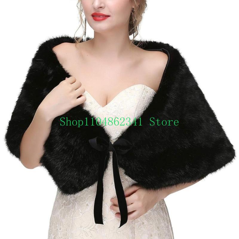 652F Verfijnde namaakbont stol - Stole Wedding Shawl recensie en prijs
