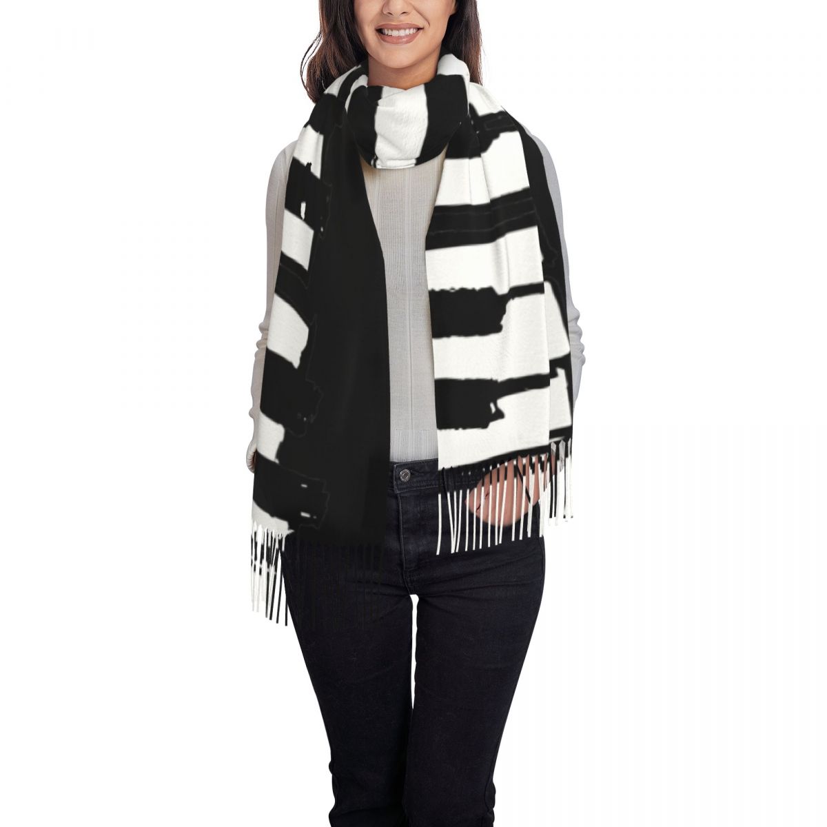 Minimalistische pianotoetsen s - Pashmina Wrap Large recensie en prijs