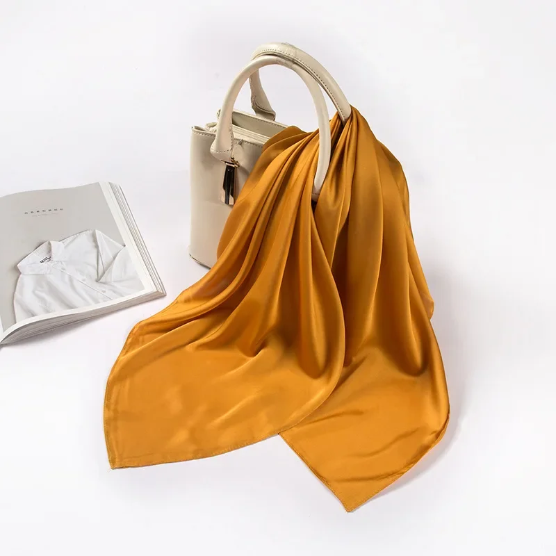 Satijnen sjaal dames 70cm effe - Ascot Neck Scarf recensie en prijs