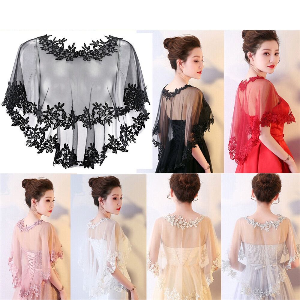 Mode Kant Korte Mouw Schoudero - Stole Wedding Shawl recensie en prijs
