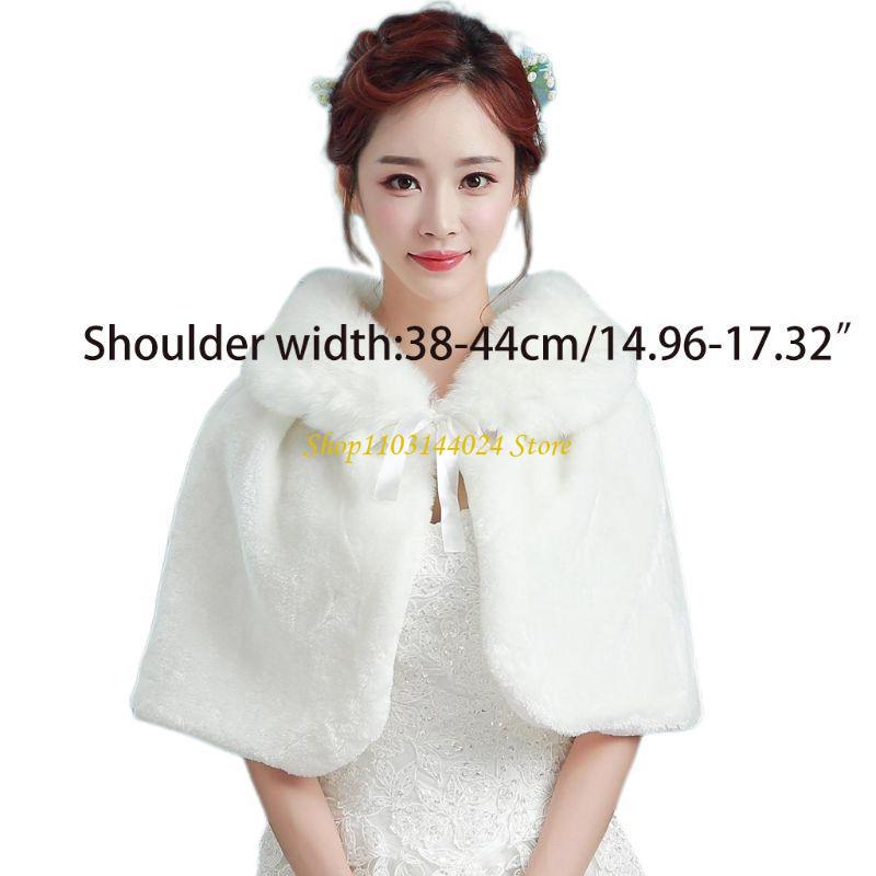 N5KE Dames Winter Dikker Pluch - Stole Wedding Shawl recensie en prijs