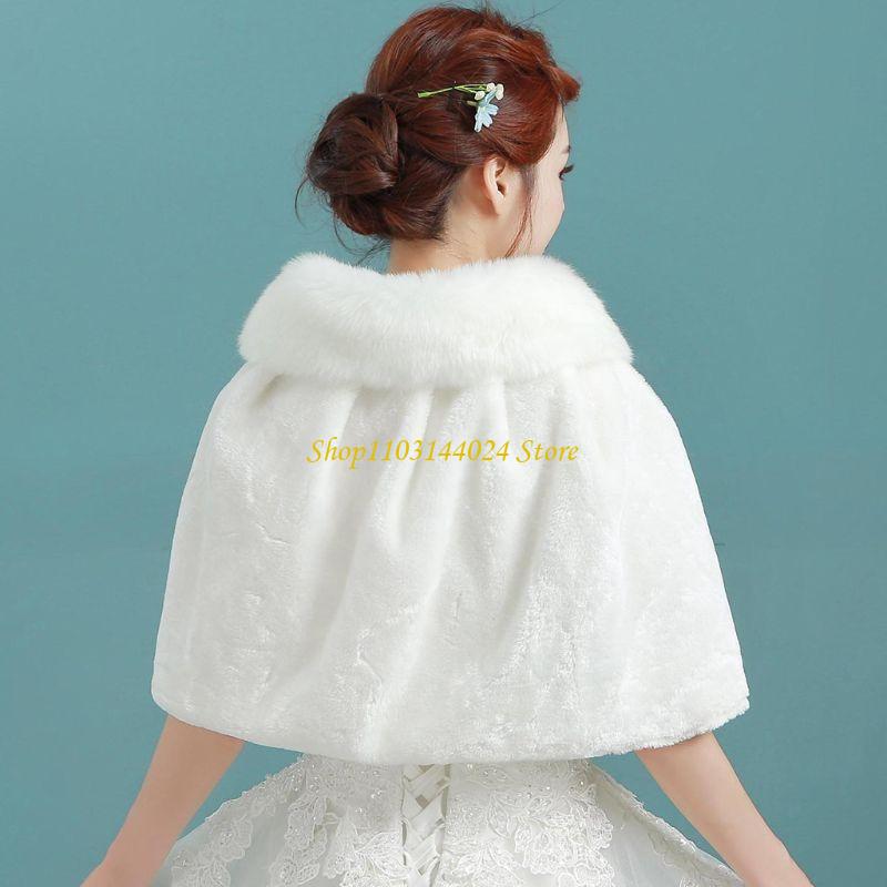 N5KE Dames Winter Dikker Pluch - Stole Wedding Shawl recensie en prijs