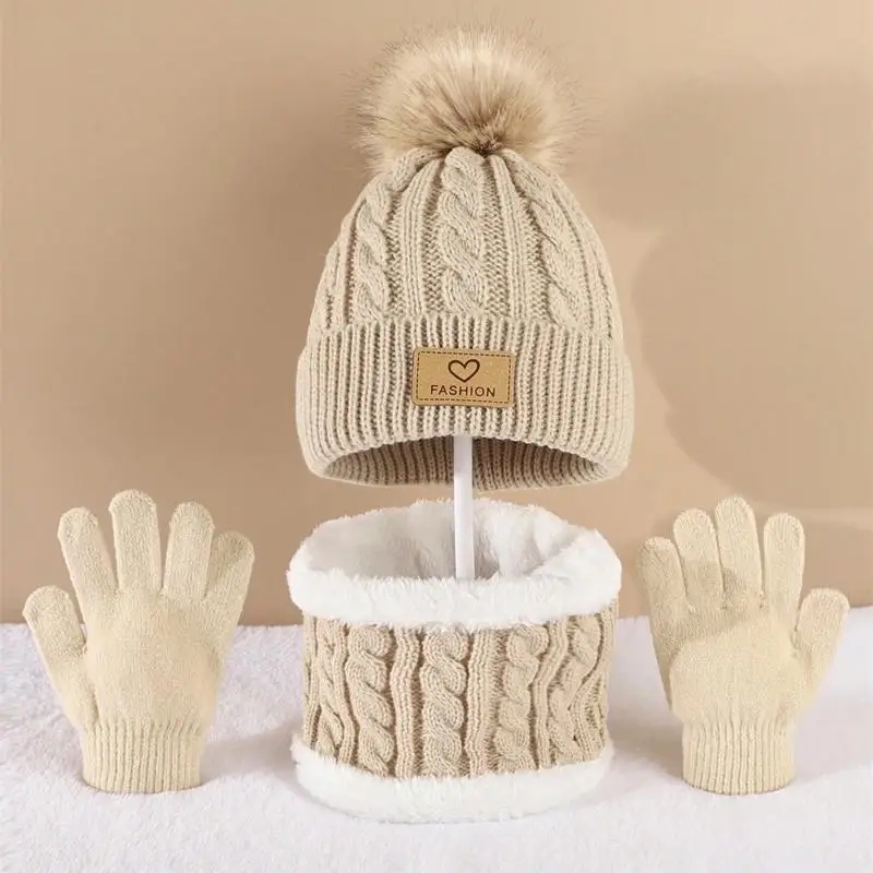 Peuter Kids Pom Pom Decor Muts - Infinity Scarf Knit recensie en prijs