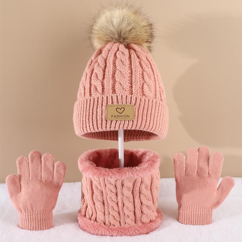 Peuter Kids Pom Pom Decor Muts - Infinity Scarf Knit recensie en prijs