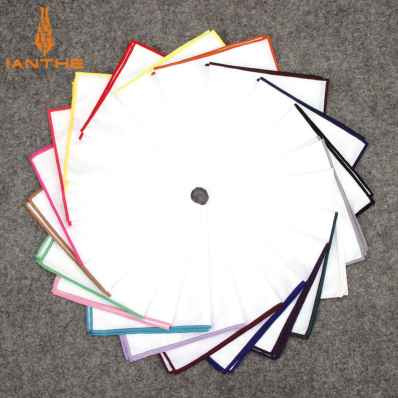 2018 Fashion Mens Katoen Witte - Pocket Square Set recensie en prijs