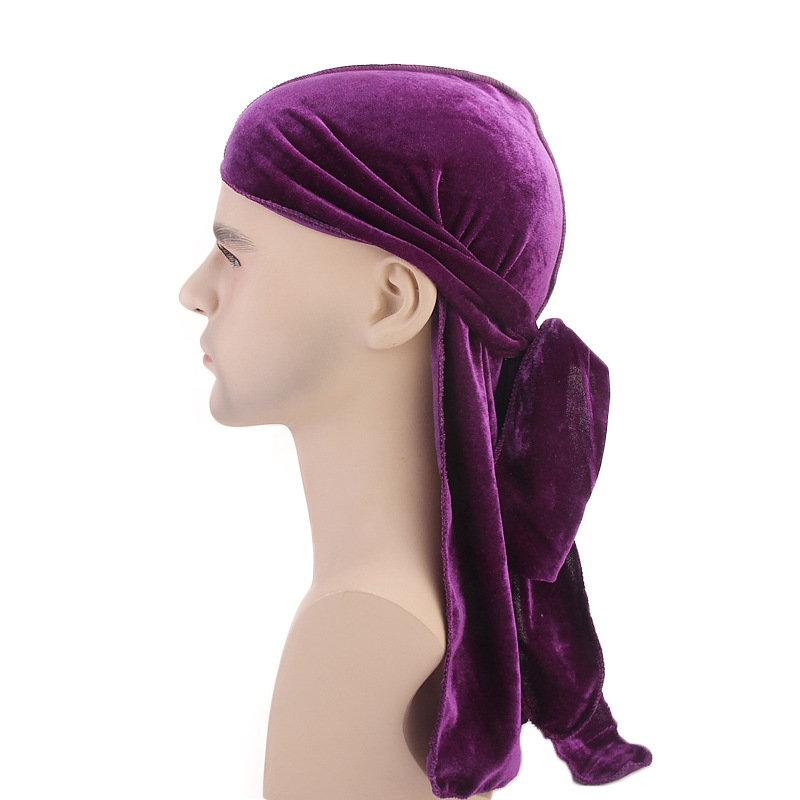 Nieuwe Luxe mannen Fluwelen Du - Bandana Doo Rag recensie en prijs
