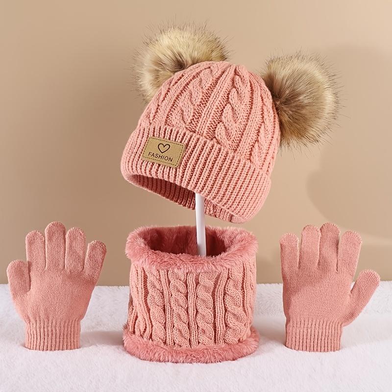 Peuter Kids Pom Pom Decor Muts - Infinity Scarf Knit recensie en prijs