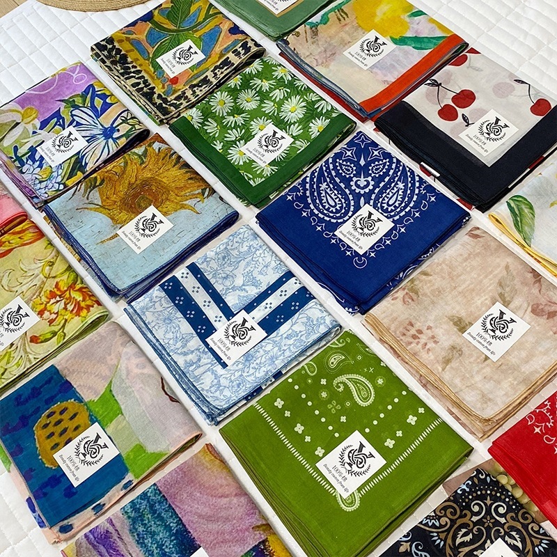 100% katoenen vierkante sjaal  - Bandana Cotton recensie en prijs
