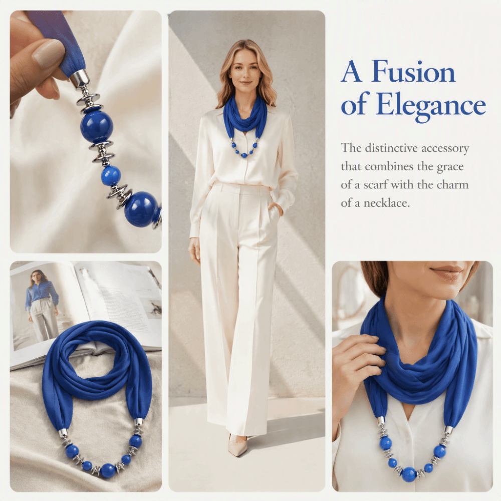Mode Chiffon Sjaal met Kraaltj - Infinity Scarf Knit recensie en prijs