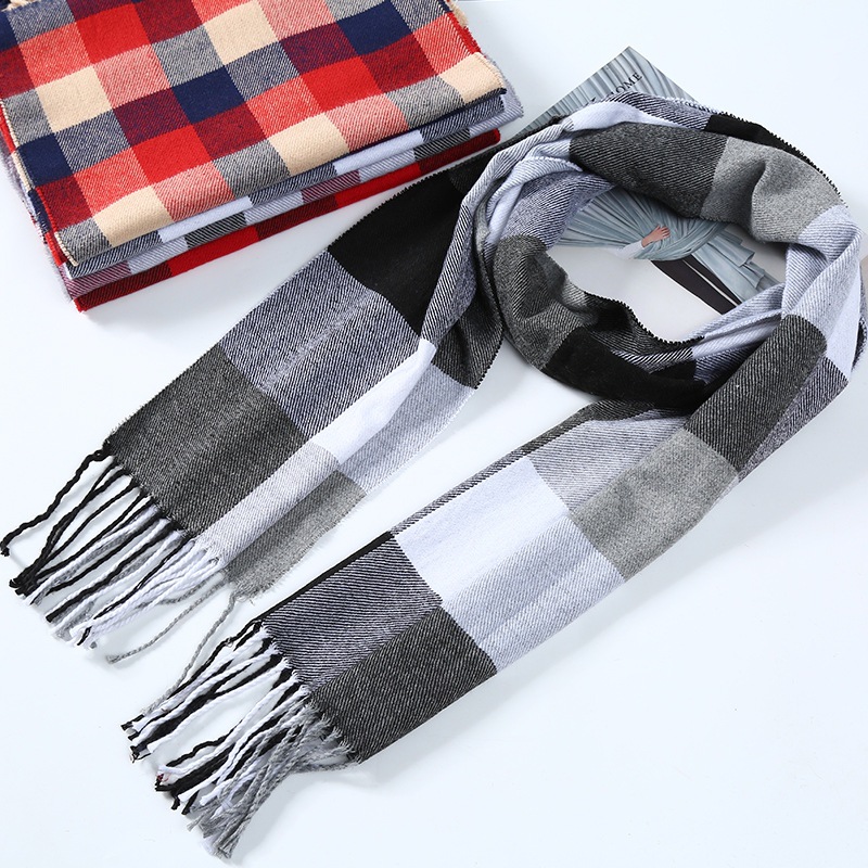Winter Mannen Sjaal Plaid Stre - Muffler Men Wool recensie en prijs