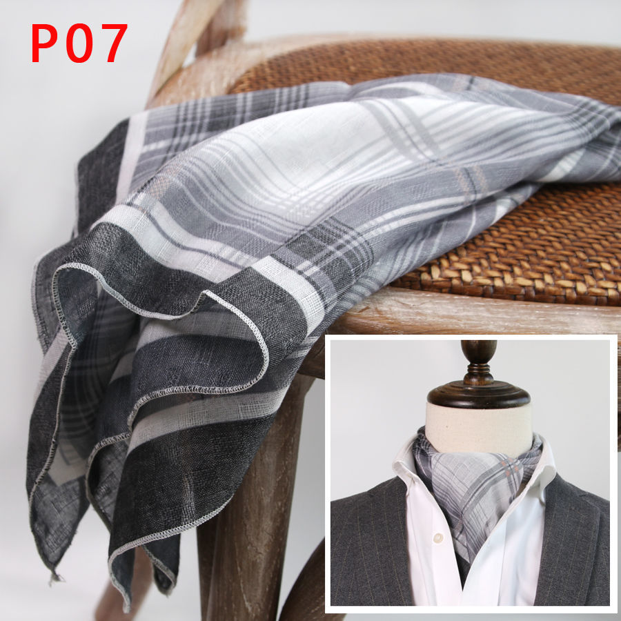 Heren Vierkante Sjaal Met Knop - Ascot Neck Scarf recensie en prijs