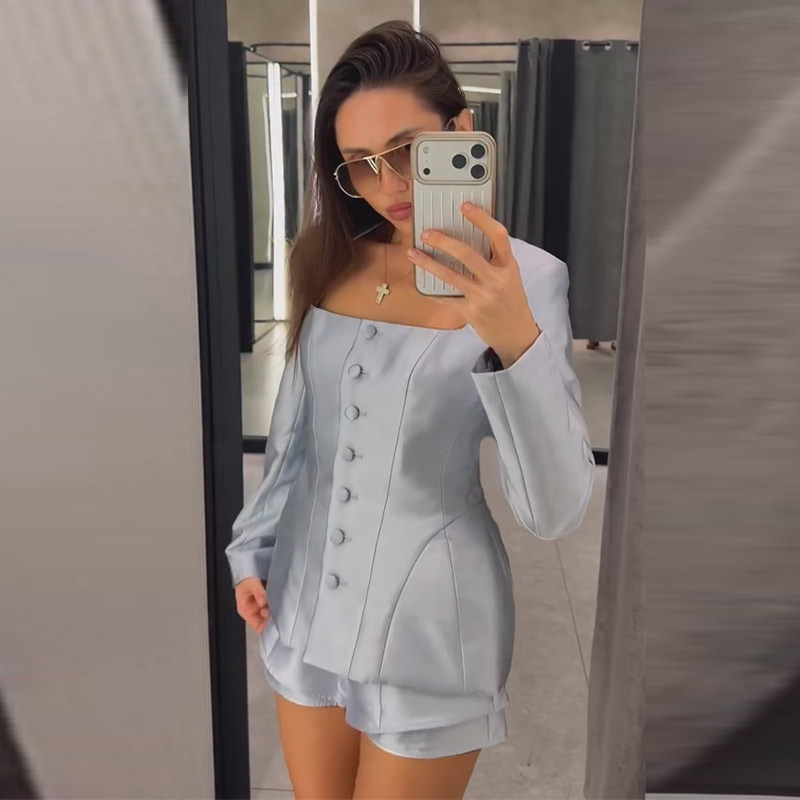 Casual knoopjasje, shorts pak  - Pocket Square Set recensie en prijs