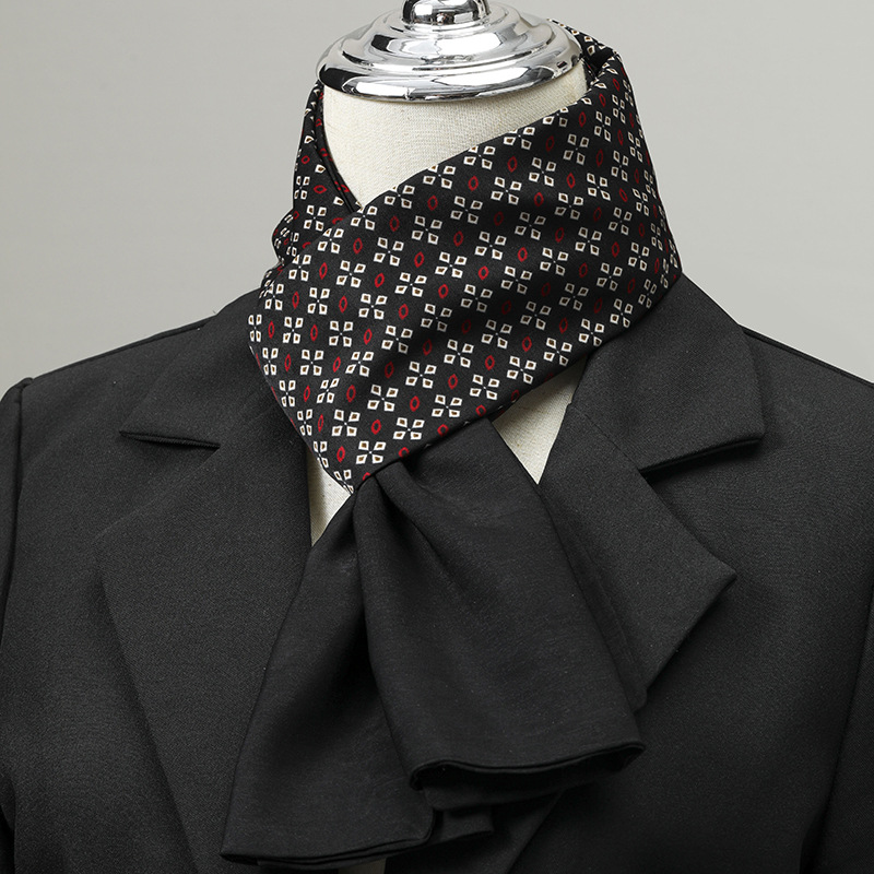 Herensjaal Imitatiezijde Sjaal - Ascot Neck Scarf recensie en prijs