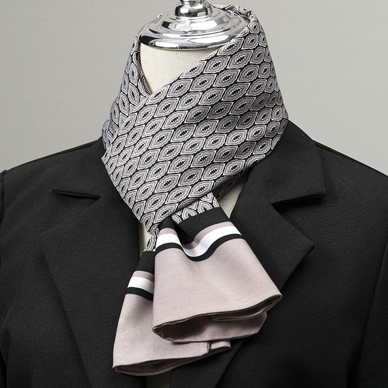 Herensjaal Imitatiezijde Sjaal - Ascot Neck Scarf recensie en prijs