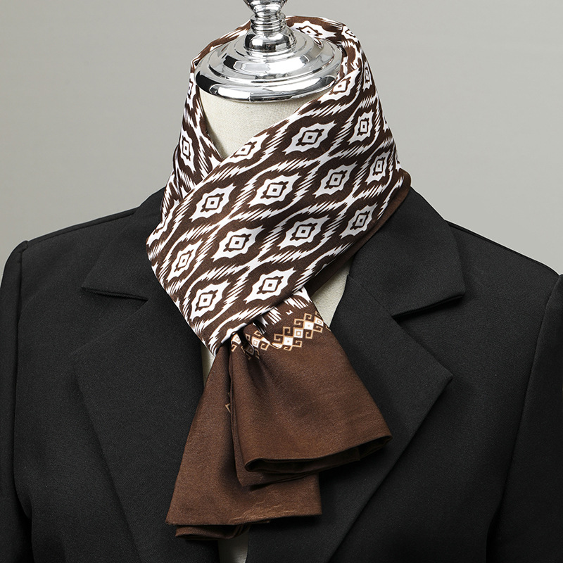 Herensjaal Imitatiezijde Sjaal - Ascot Neck Scarf recensie en prijs