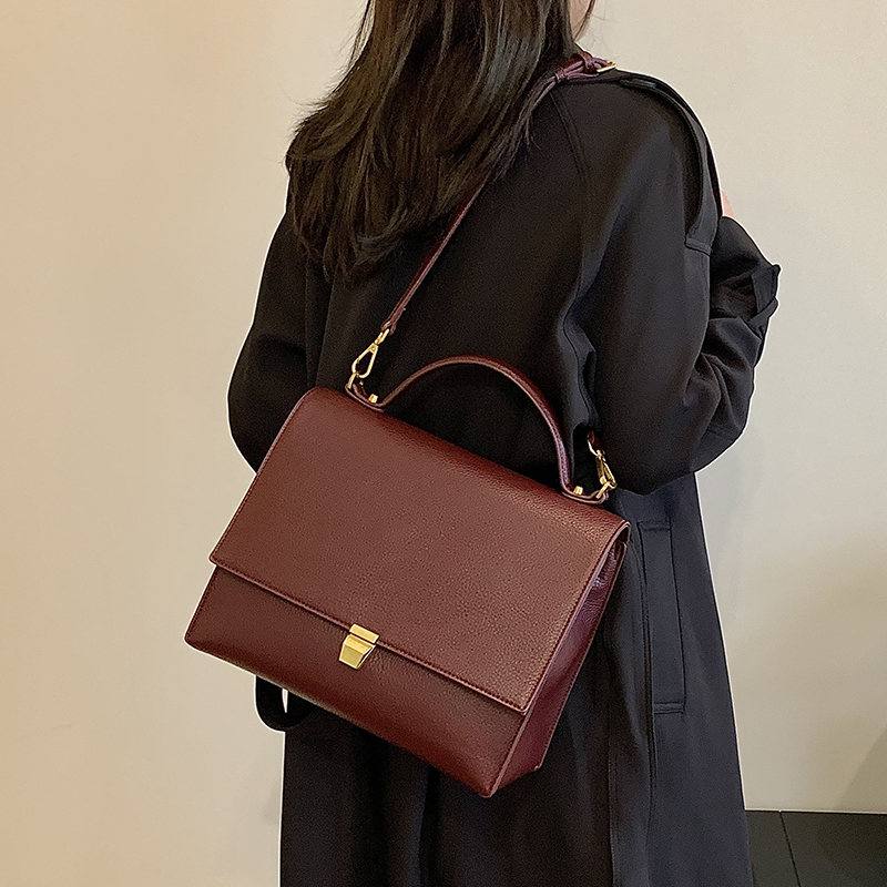 Getextureerde Dames Pu Handtas - Pocket Square Set recensie en prijs