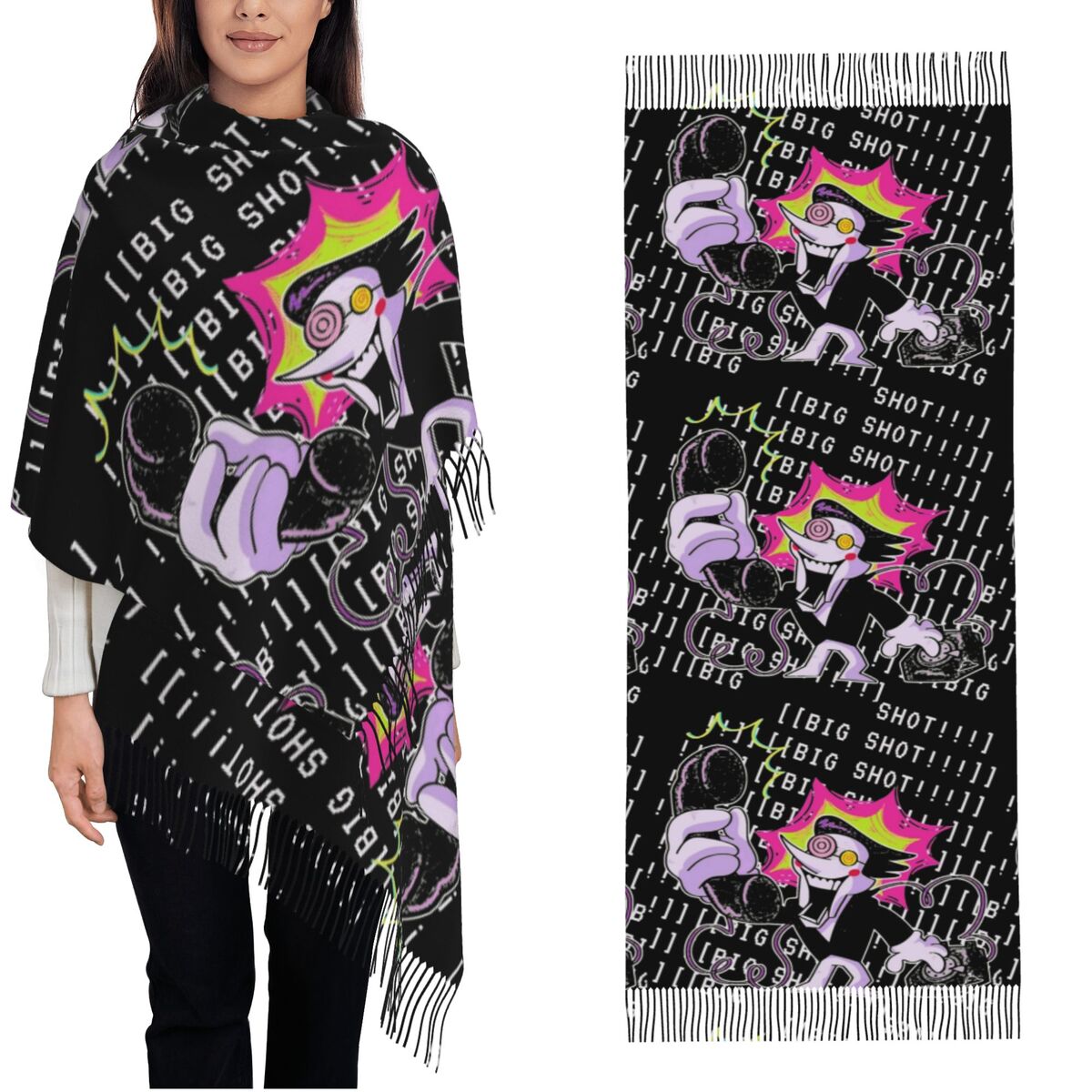 Deltarune sjaalomslag voor dam - Pashmina Wrap Large recensie en prijs