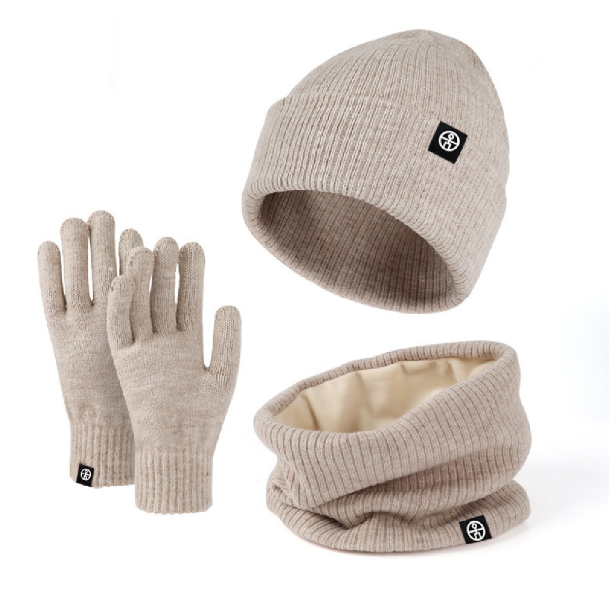 3pcs Winter Beanie Hoed Handsc - Muffler Men Wool recensie en prijs