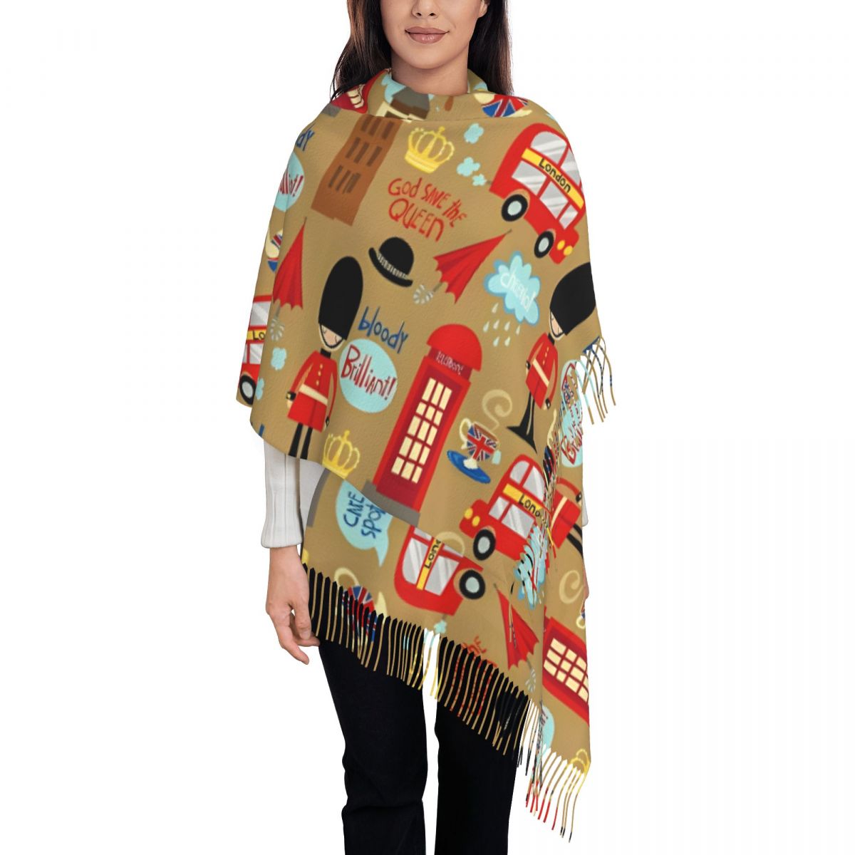 Enchanted London sjaal voor da - Pashmina Wrap Large recensie en prijs