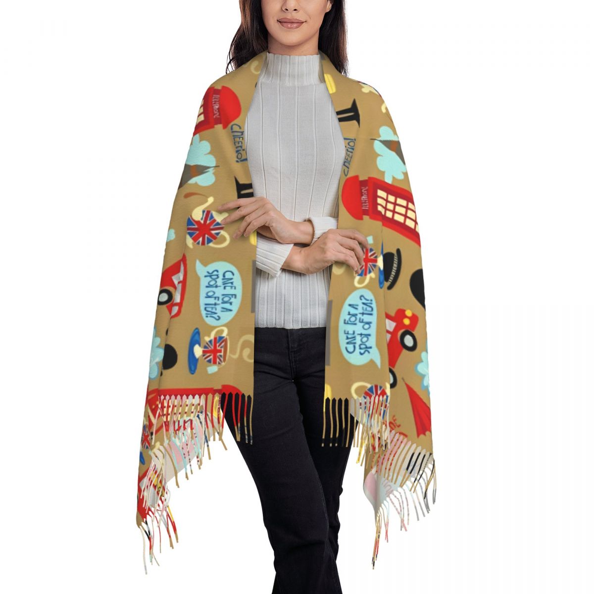Enchanted London sjaal voor da - Pashmina Wrap Large recensie en prijs