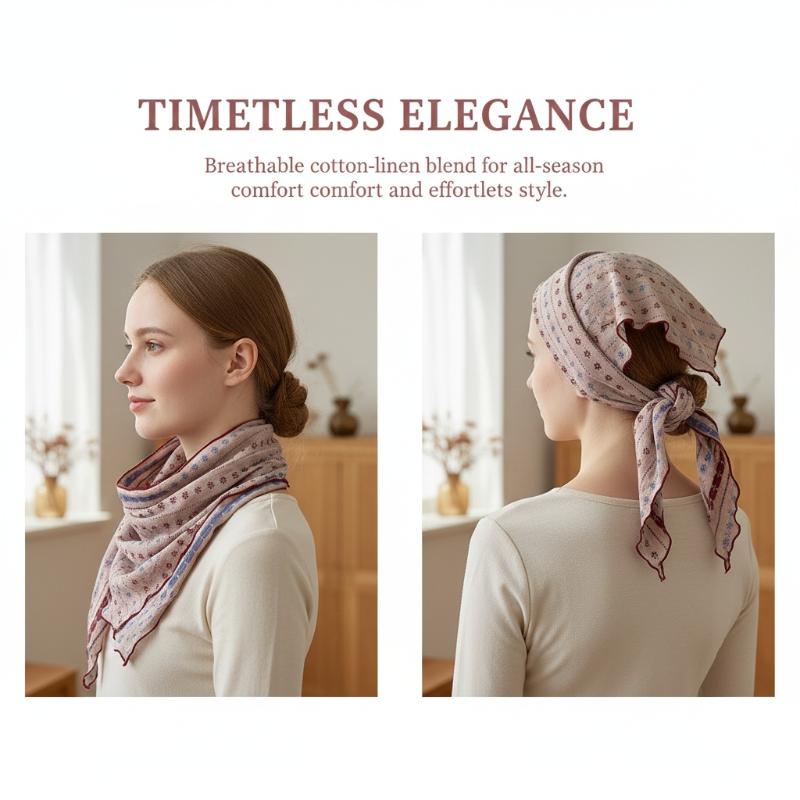 Katoenen linnen driehoekige sj - Bandana Cotton recensie en prijs